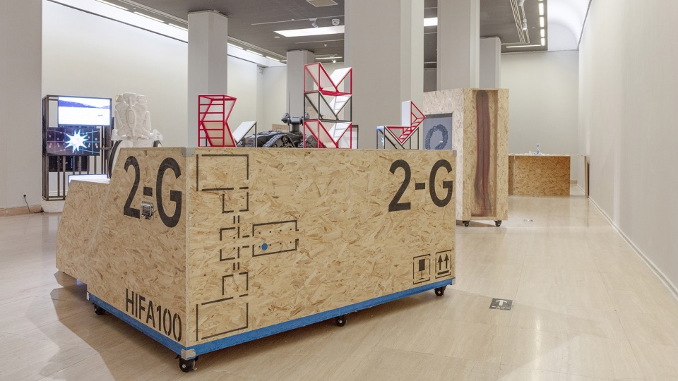 湖北美院百年文献展 | 游牧式展陈设计与可持续展览方案-22