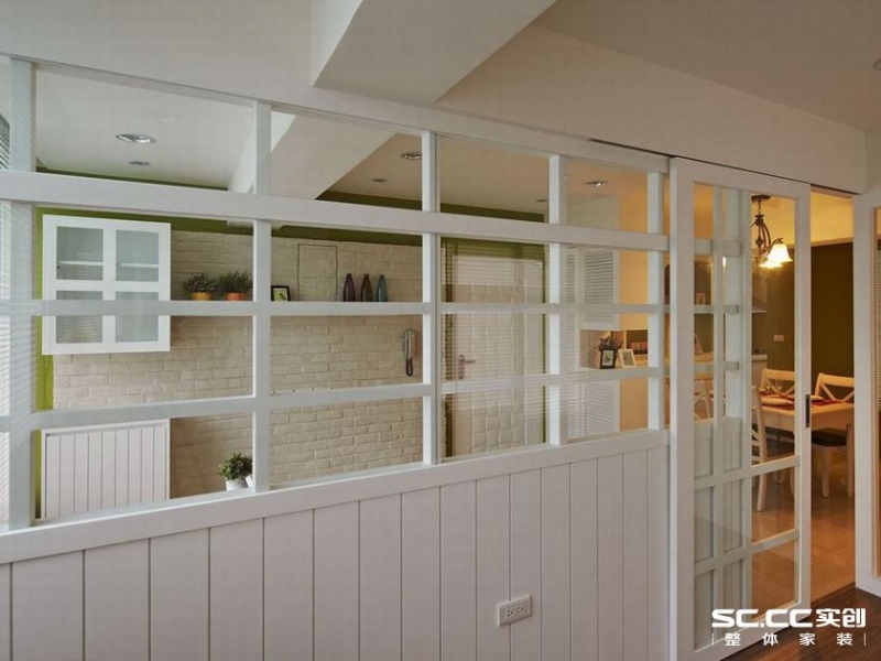 中环花苑103平三居乡村田园风格设计-6