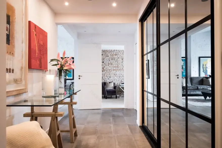 瑞典 1911 年浪漫建筑中的工业风公寓-14