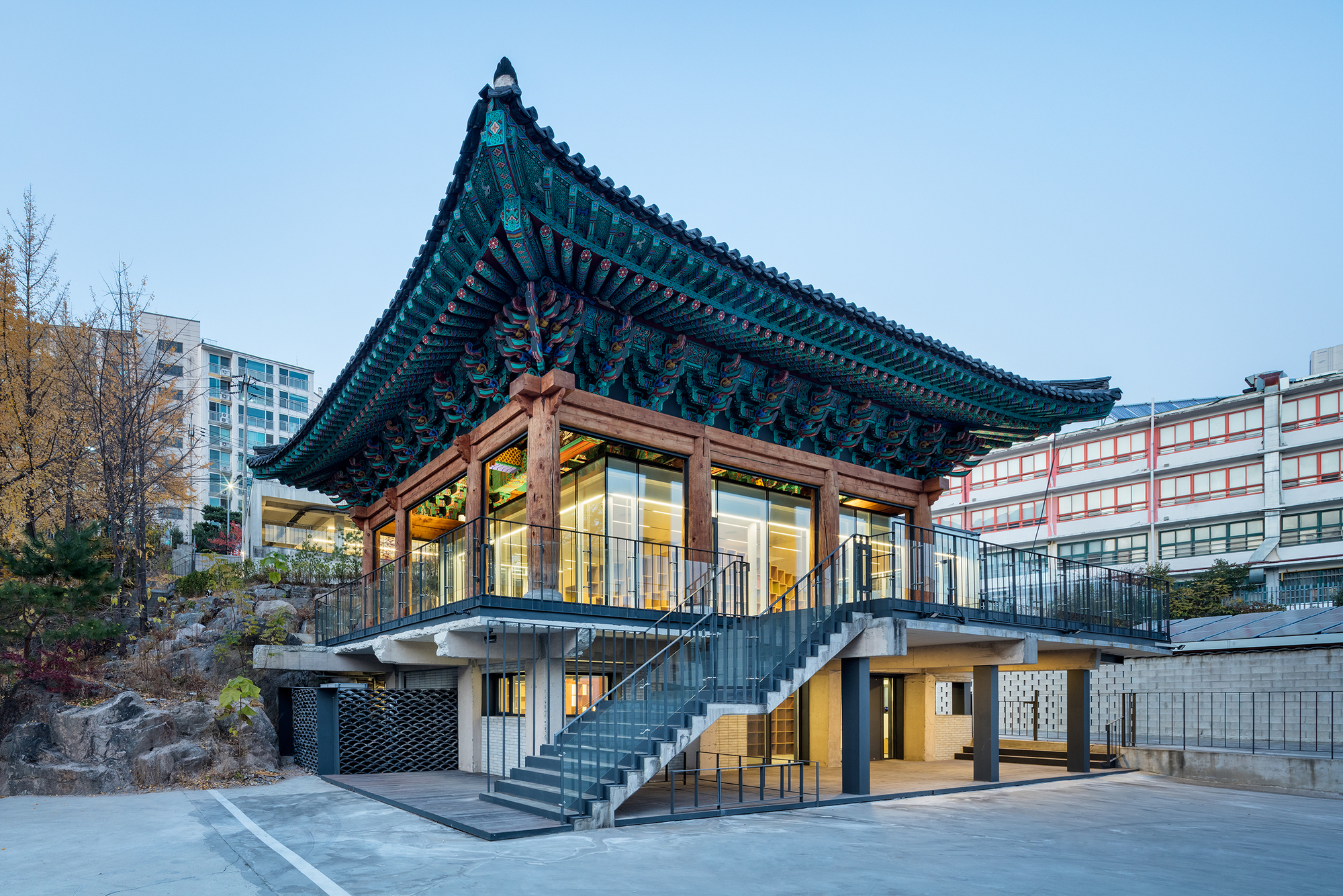 烈岩斋图书馆丨韩国首尔丨Emersys-9