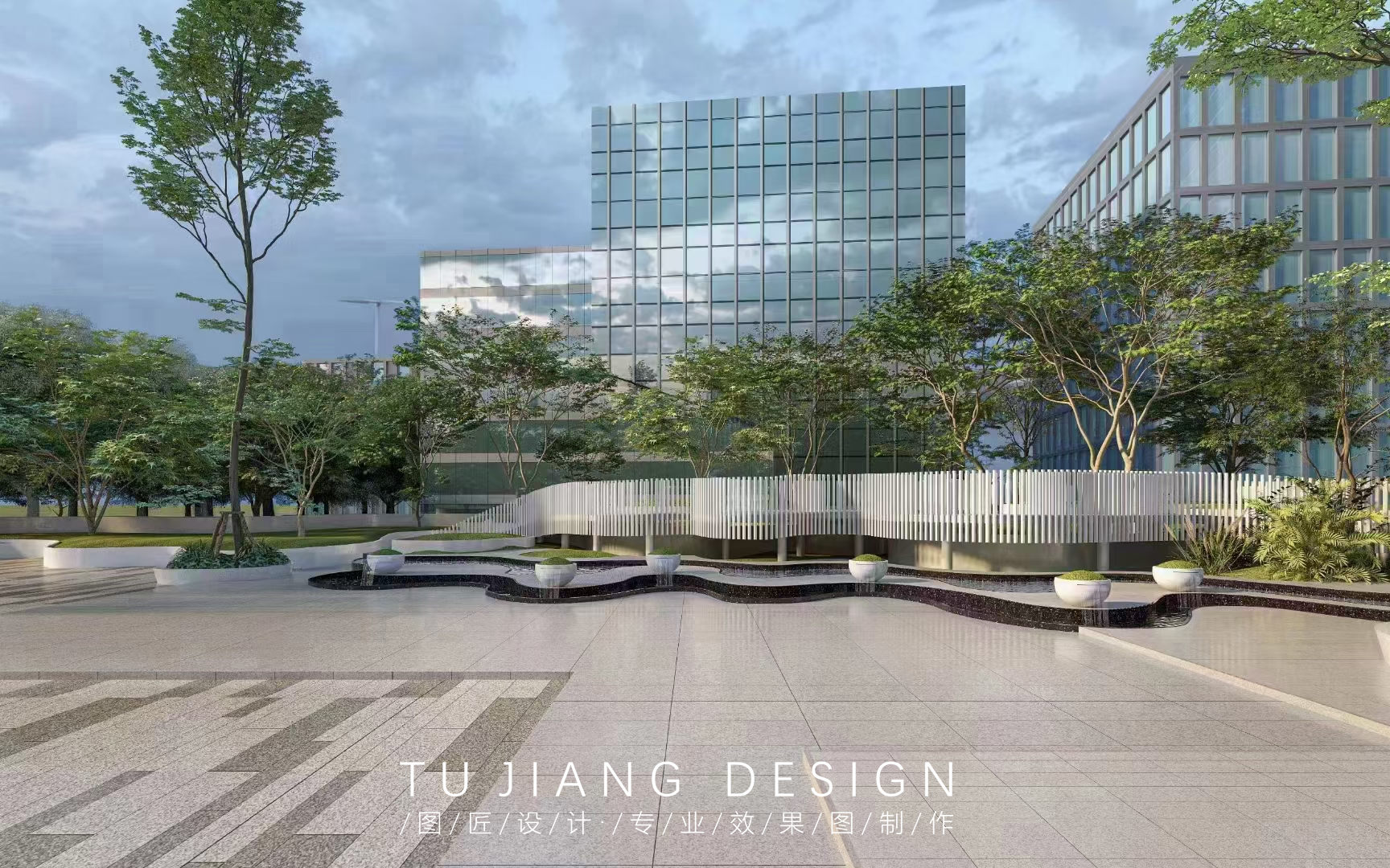 分享一组室外效果图案例-4