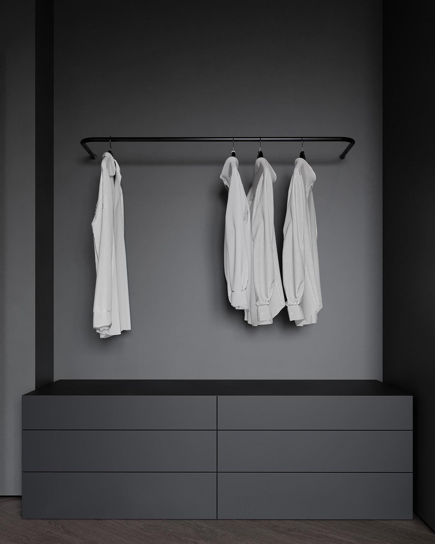 极简黑质感空间  打造精致沉稳住宅！-34