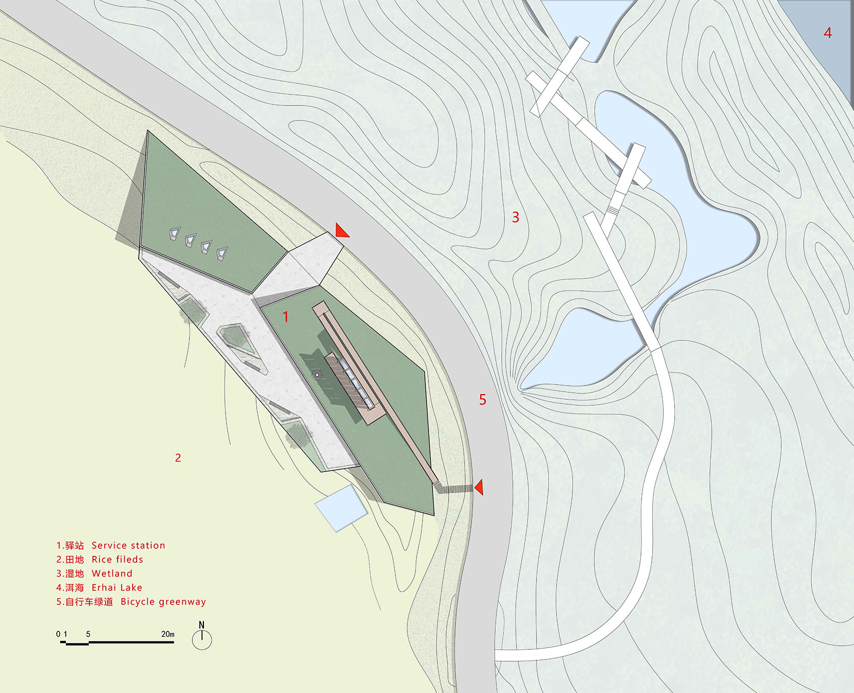 洱海生态廊道5号驿站丨中国大理丨三文建筑-84