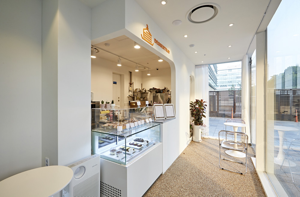 7 平白色简约咖啡厅设计，极简之美-5