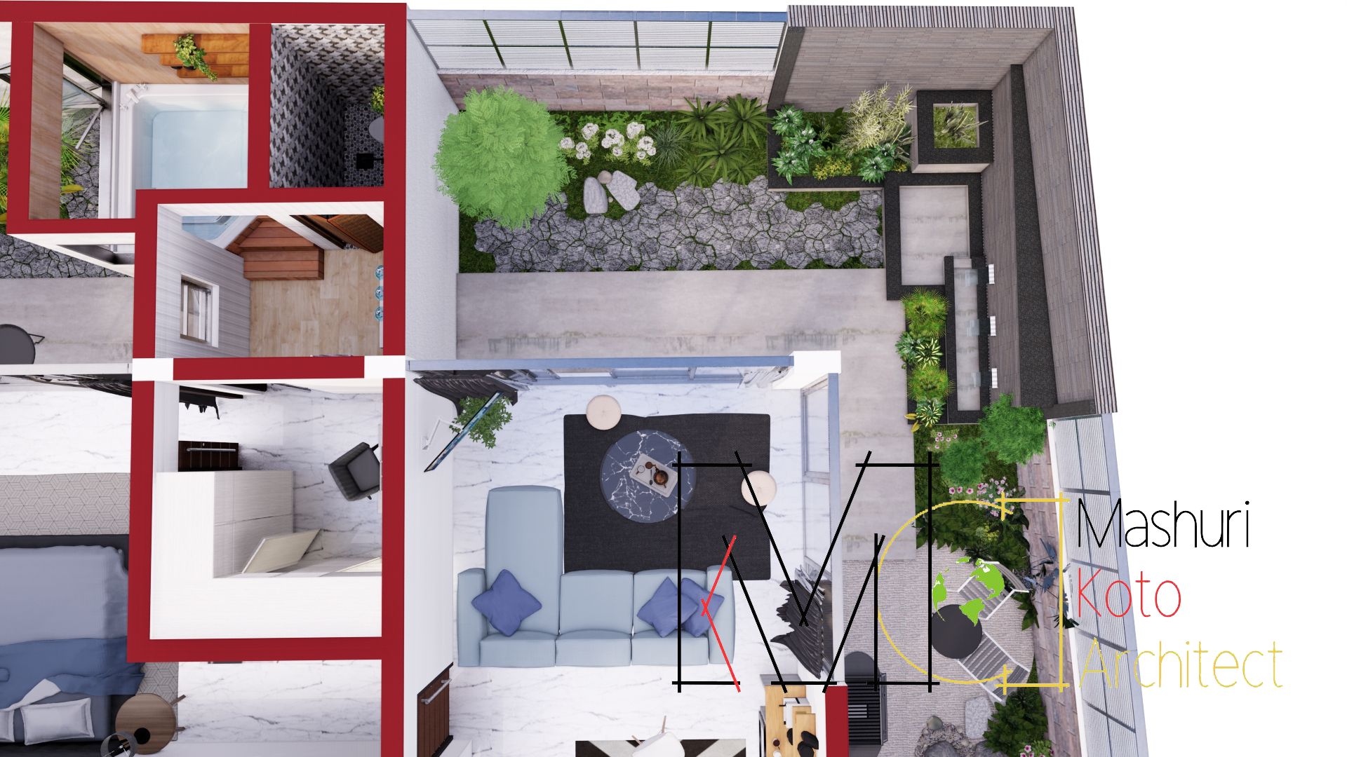 Apartment Spatial Arrangement Design - Qatar-8