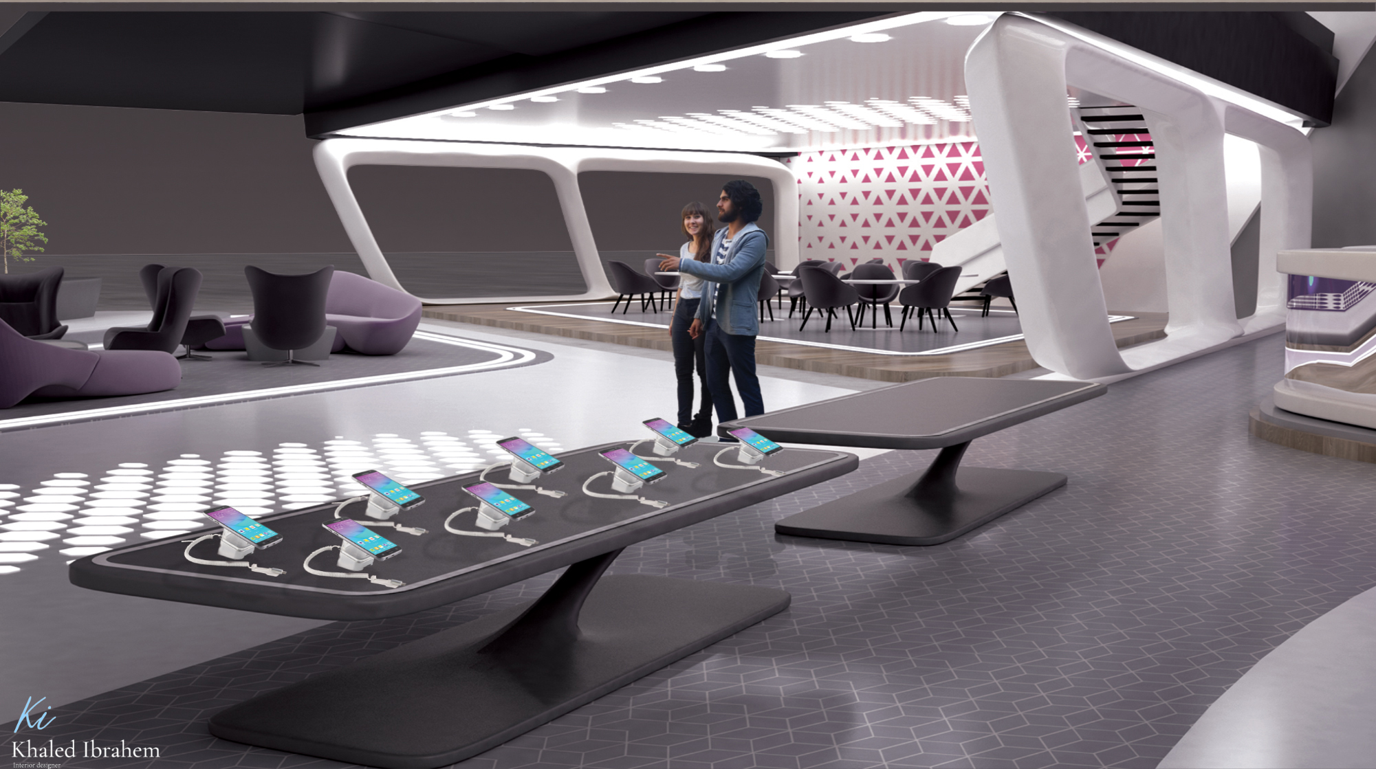 三星展览展台设计丨KHALED IBRAHEIM-13