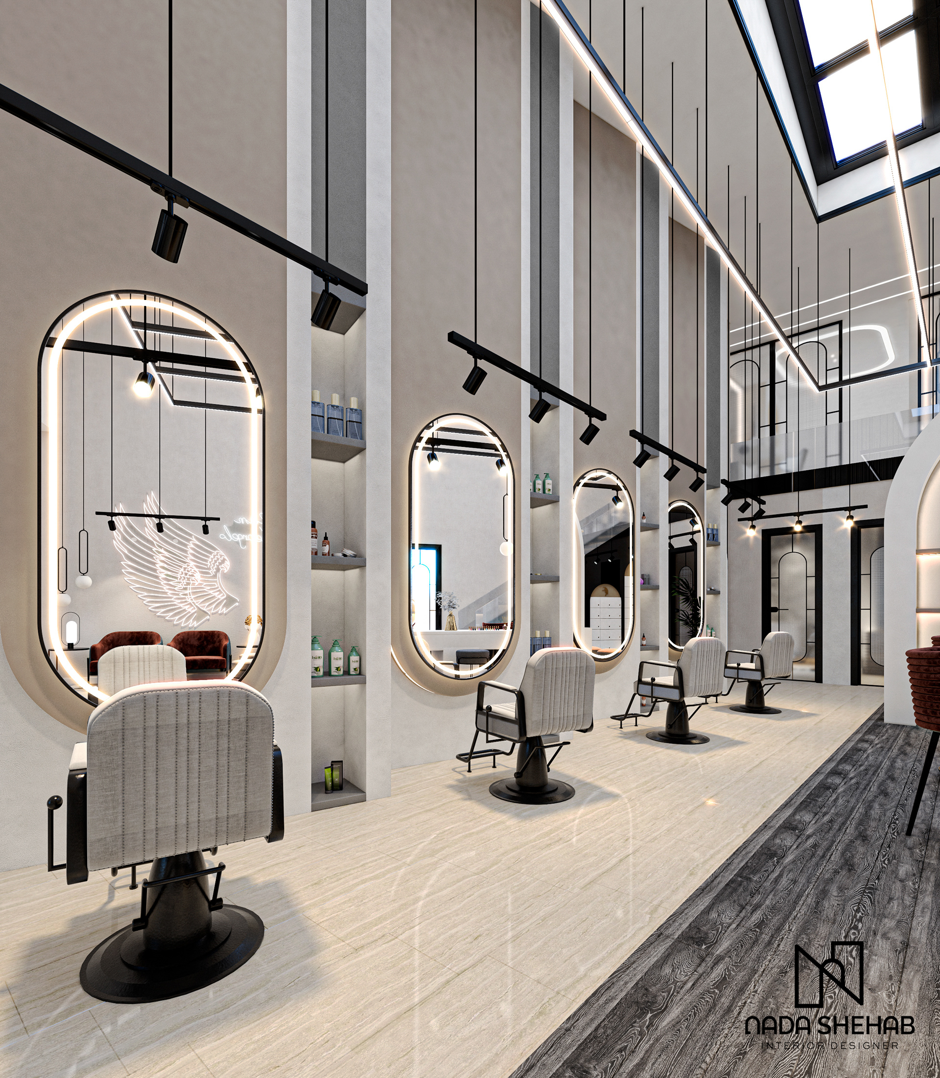 BEAUTY SALOON美容沙龙丨沙特阿拉伯丨DESIGN PASSION OFFICE,NADA SHEHAB-27