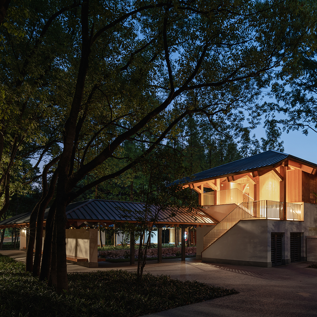 长宁环城生态公园带市民服务驿站丨中国上海丨致正建筑工作室,冶是建筑-62