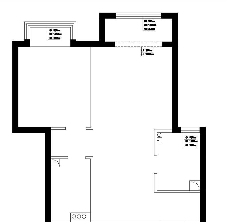 50 平米简约复古婚房设计-4