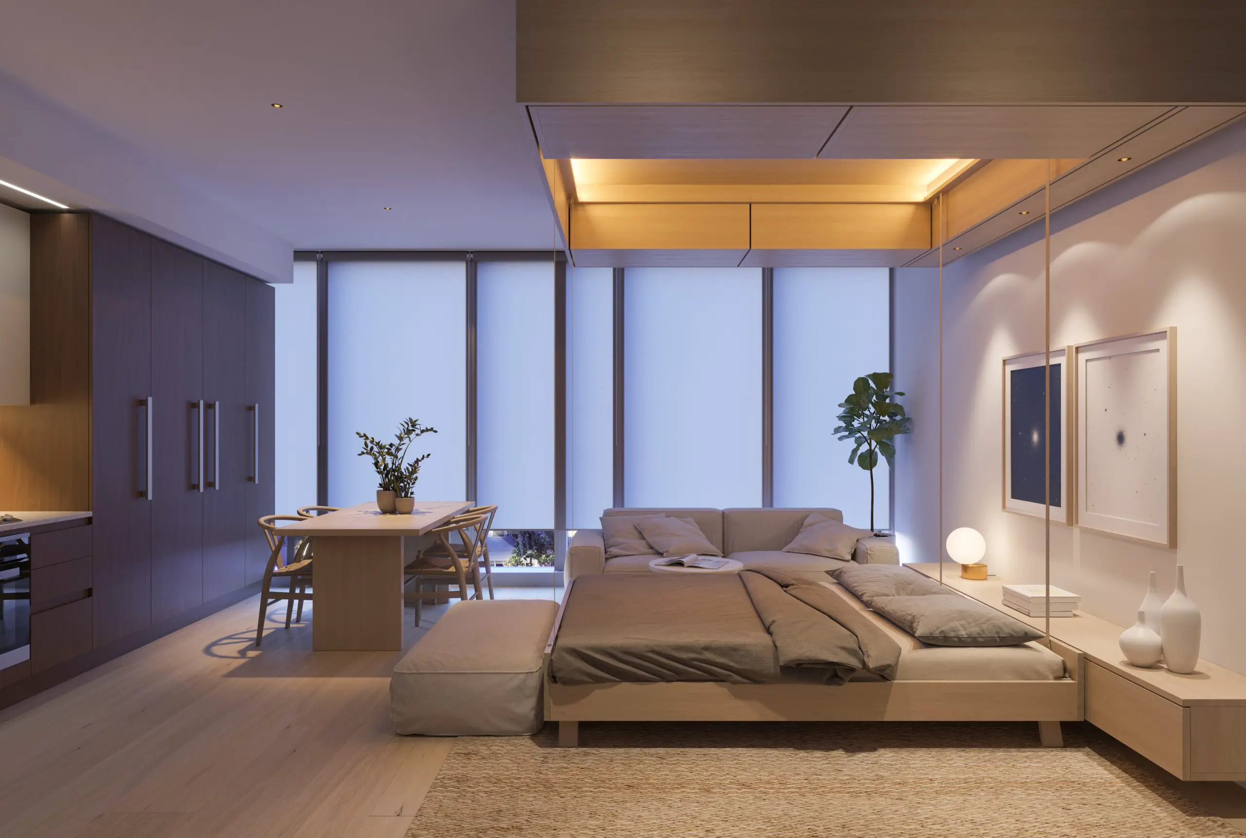 巧妙利用顶空间,设计师打造多功能卧室-18