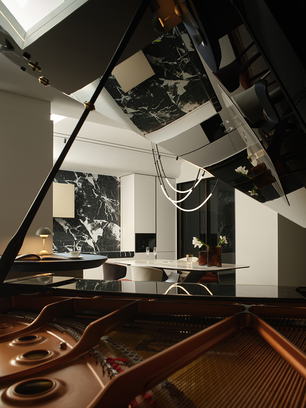 SKH观享际丨南京536㎡简约别墅丨中国南京丨观享际SKH室内设计-9