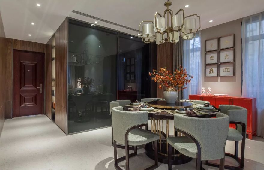 300㎡新中式别墅,演绎独具韵味的东方文化!-28