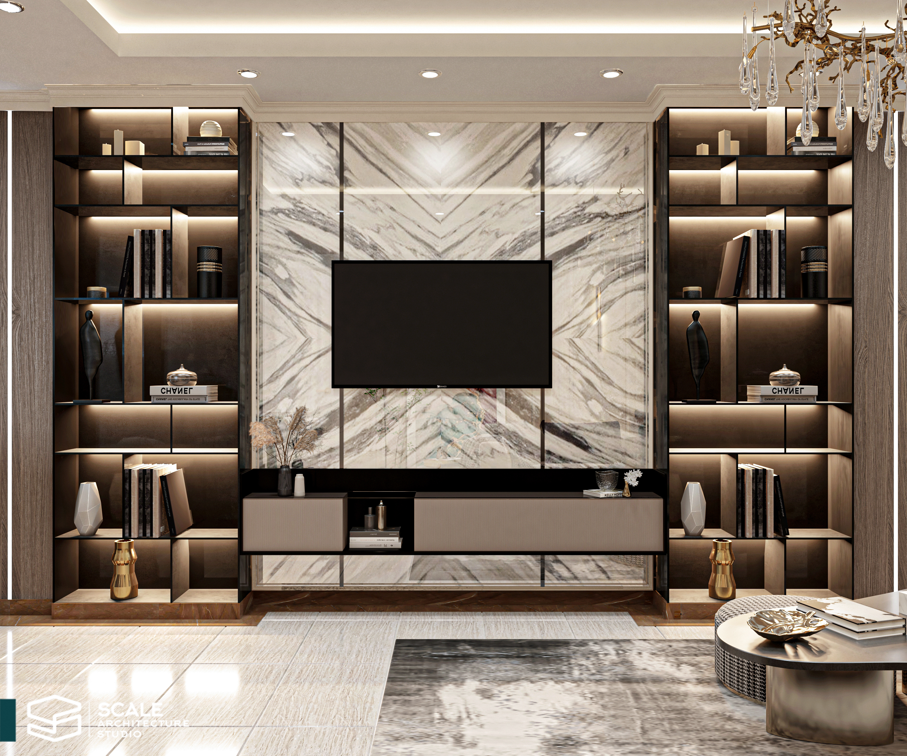 客厅带厨房丨埃及丨Scale Studio-5