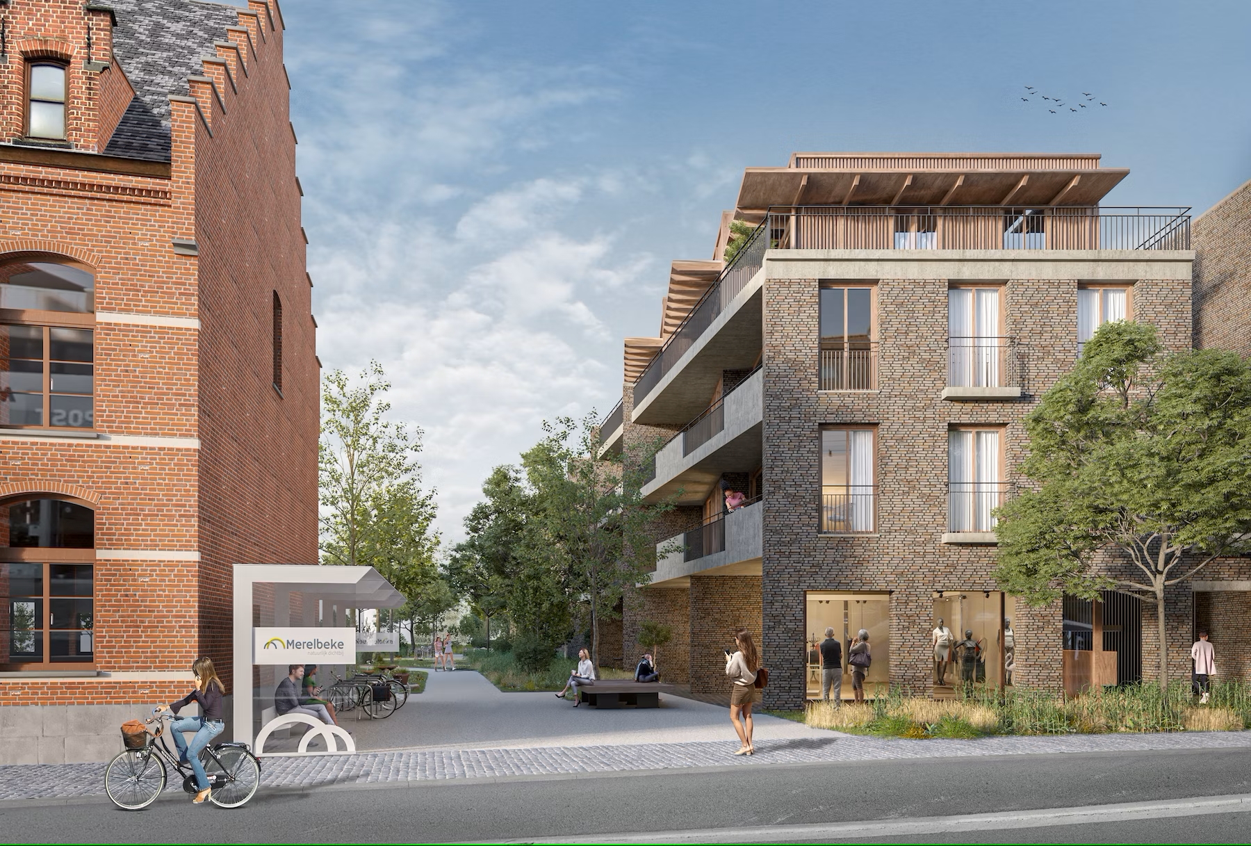 Hebbe创新集体住宅拓展及配套景观项目丨比利时东佛兰德-4