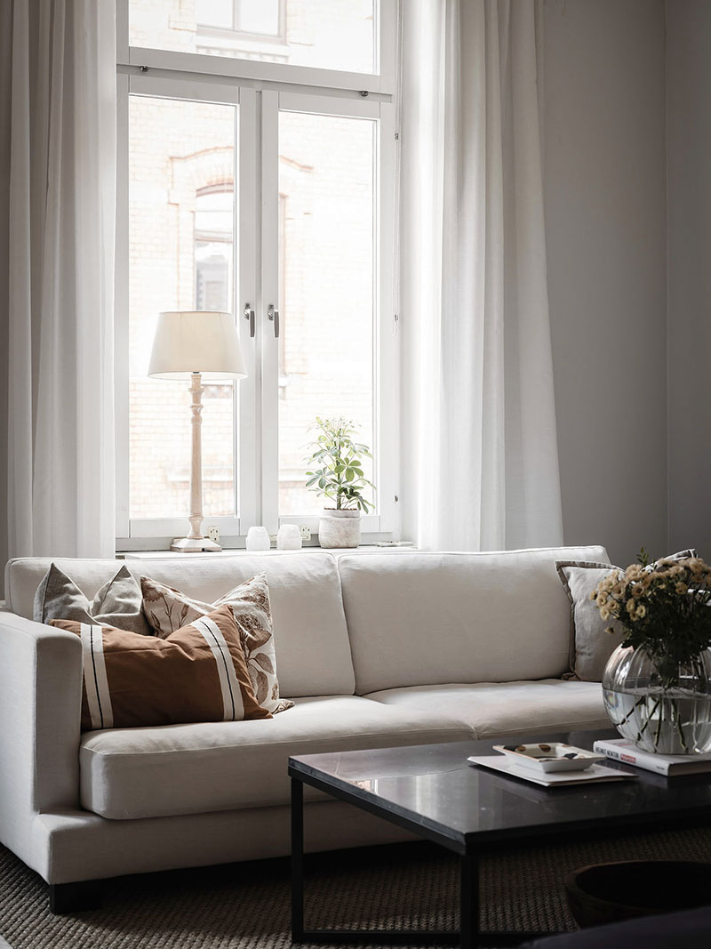 瑞典 73 平米优雅黑白公寓，设计灵感来自经典元素-2