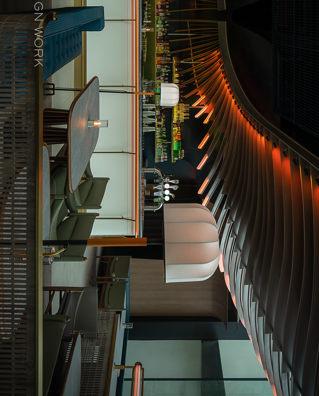 双塔映衬下的MOC餐厅丨中国成都丨唐嘉骏,刘芮言-13