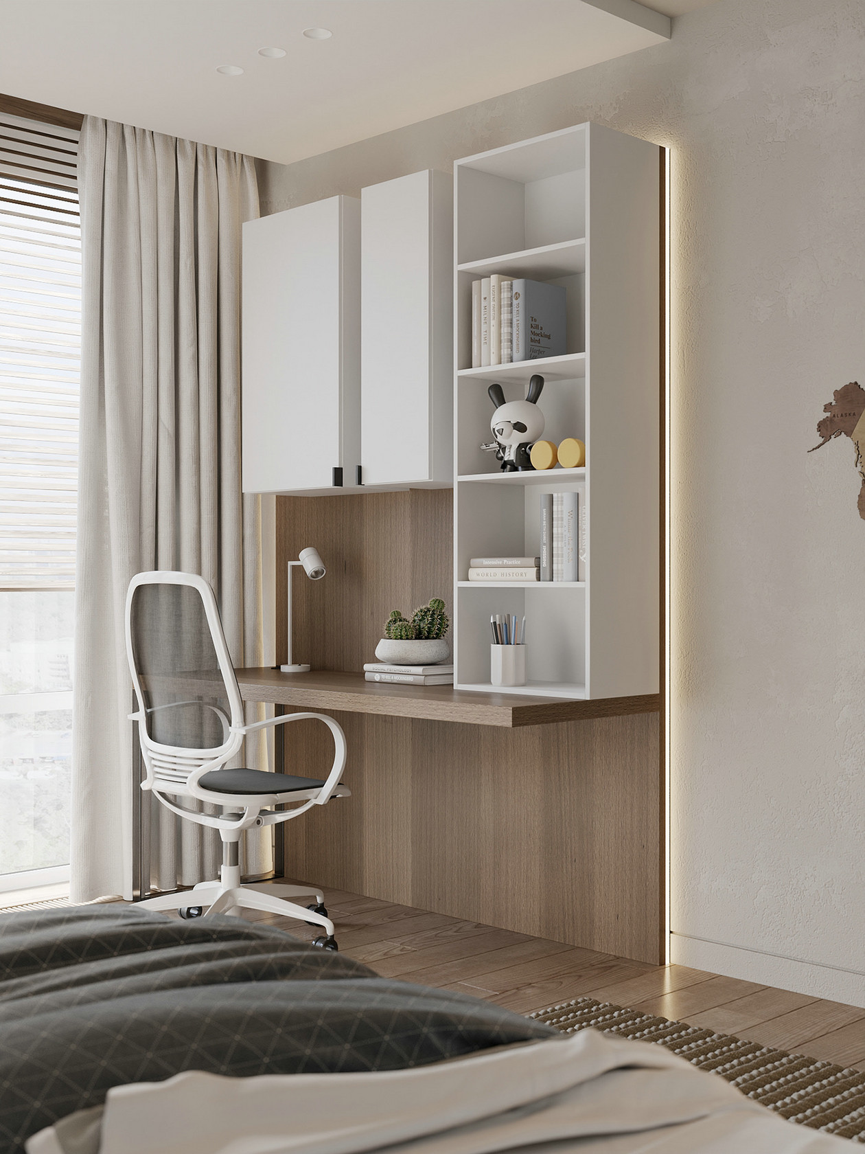 84㎡浅色系公寓设计-13