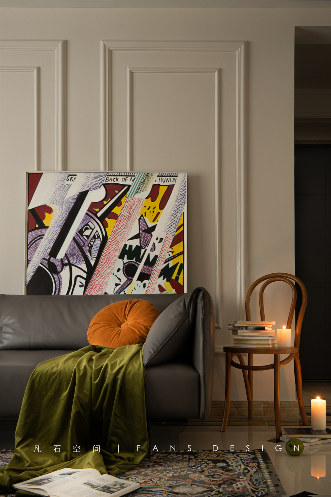 成都高新怀旧轻奢住宅设计丨中国成都丨成都凡石空间设计-37