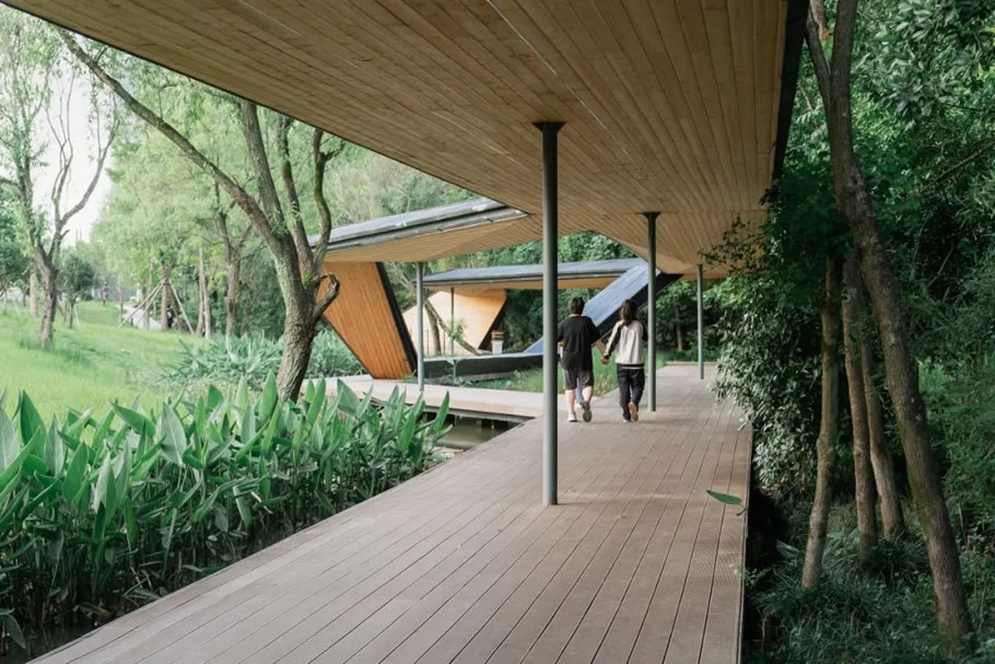 浙江音乐学院「溪上飞檐」丨中国杭州丨line+建筑事务所,gad-30