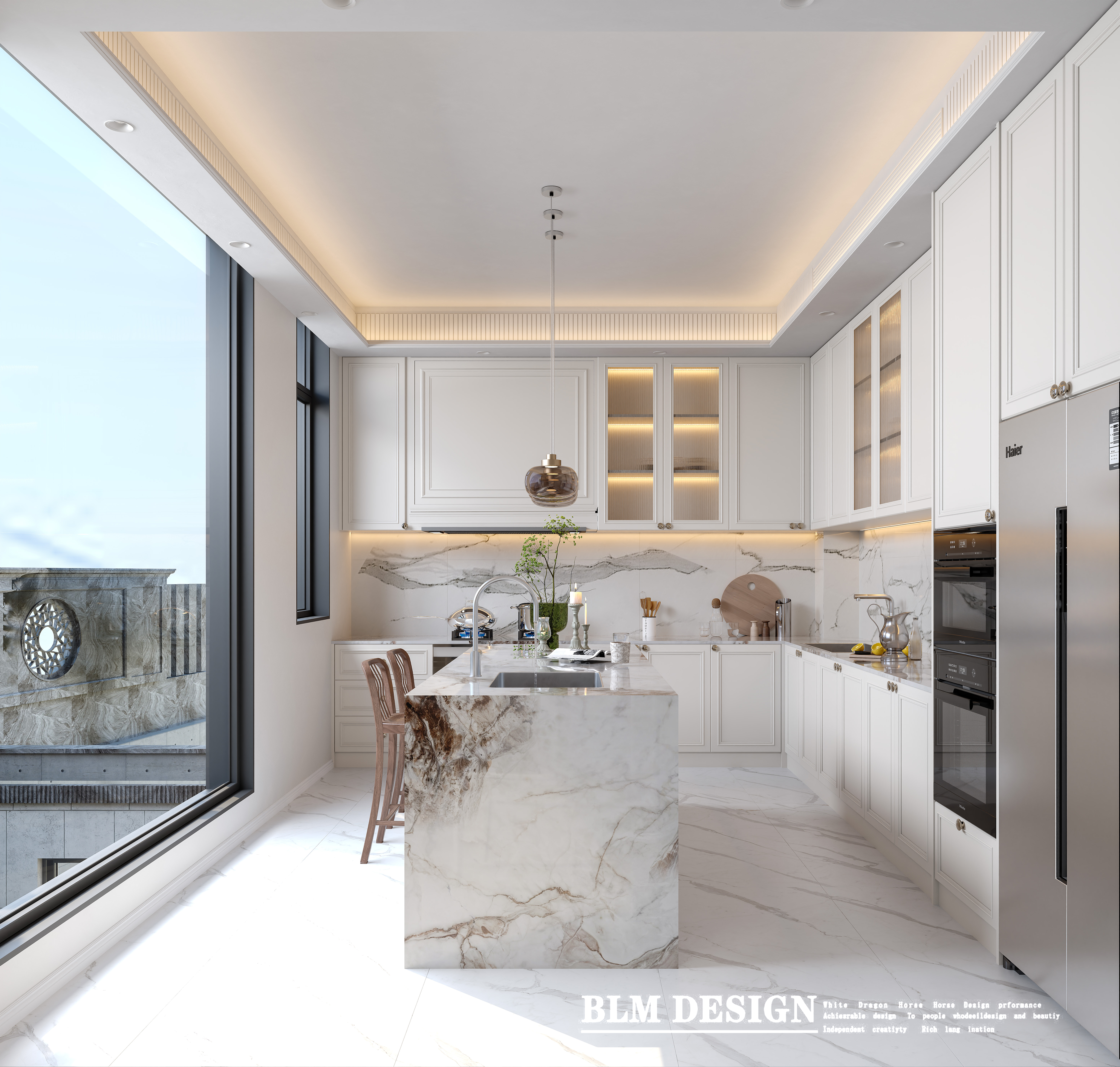 白龙马效果图-美式-2