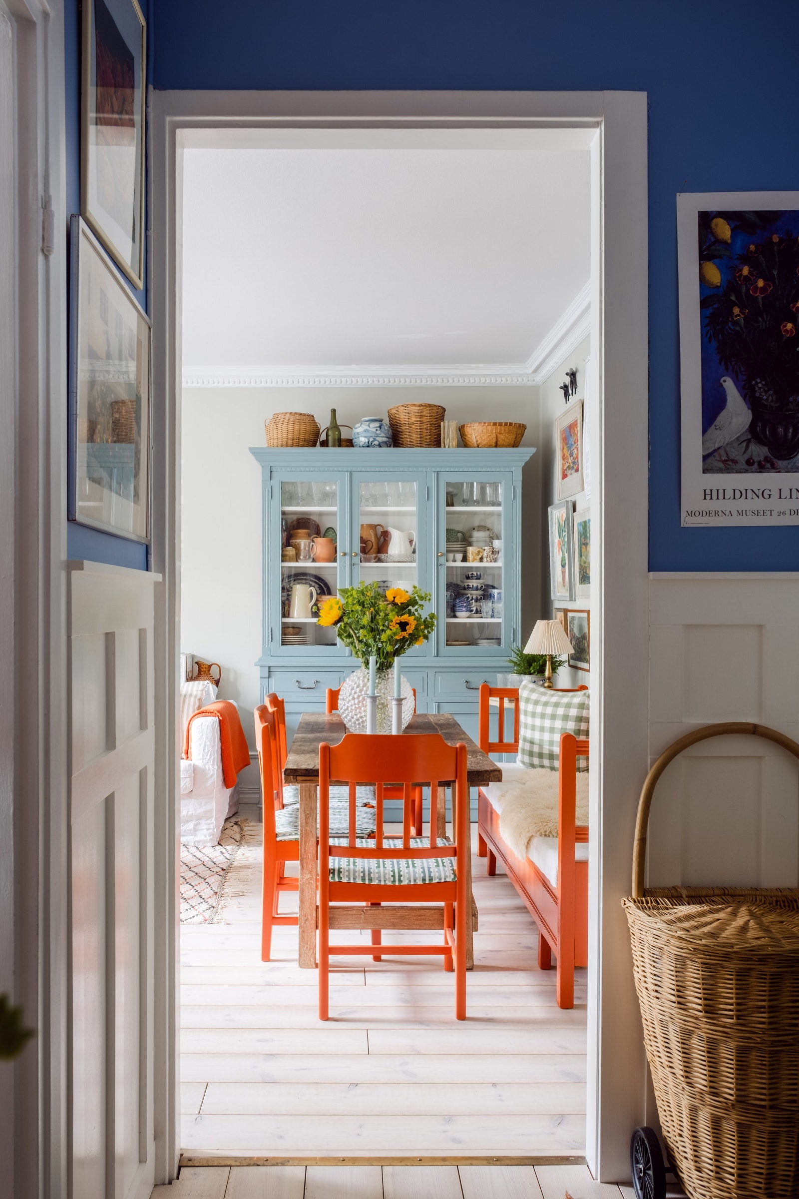 斯德哥尔摩的彩色梦想公寓 | Sebastian Bergström 的创意室内设计-4