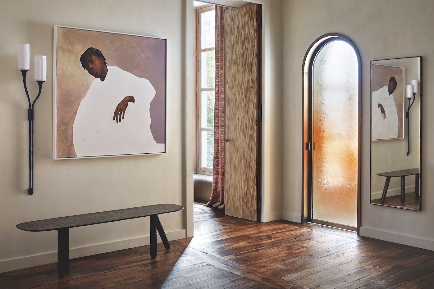 将巴黎500年历史公寓改造成现代家庭住宅丨法国巴黎丨Pierre Yovanovitch-2