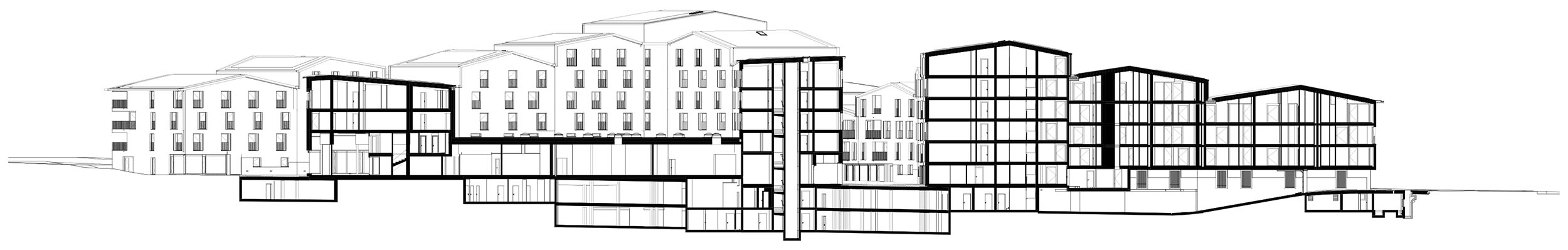 瑞士艾格勒旧城中心改造暨城市综合街区 / 瑞盟设计-49