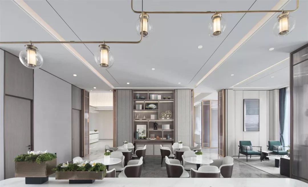 阳光城·上塘九里售楼处 | 温润如玉的现代空间-40