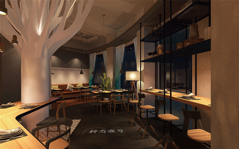 转角壹号 · 现代休闲餐厅的温室花园之旅丨中国重庆丨杭州品尚文化艺术策划有限公司-11