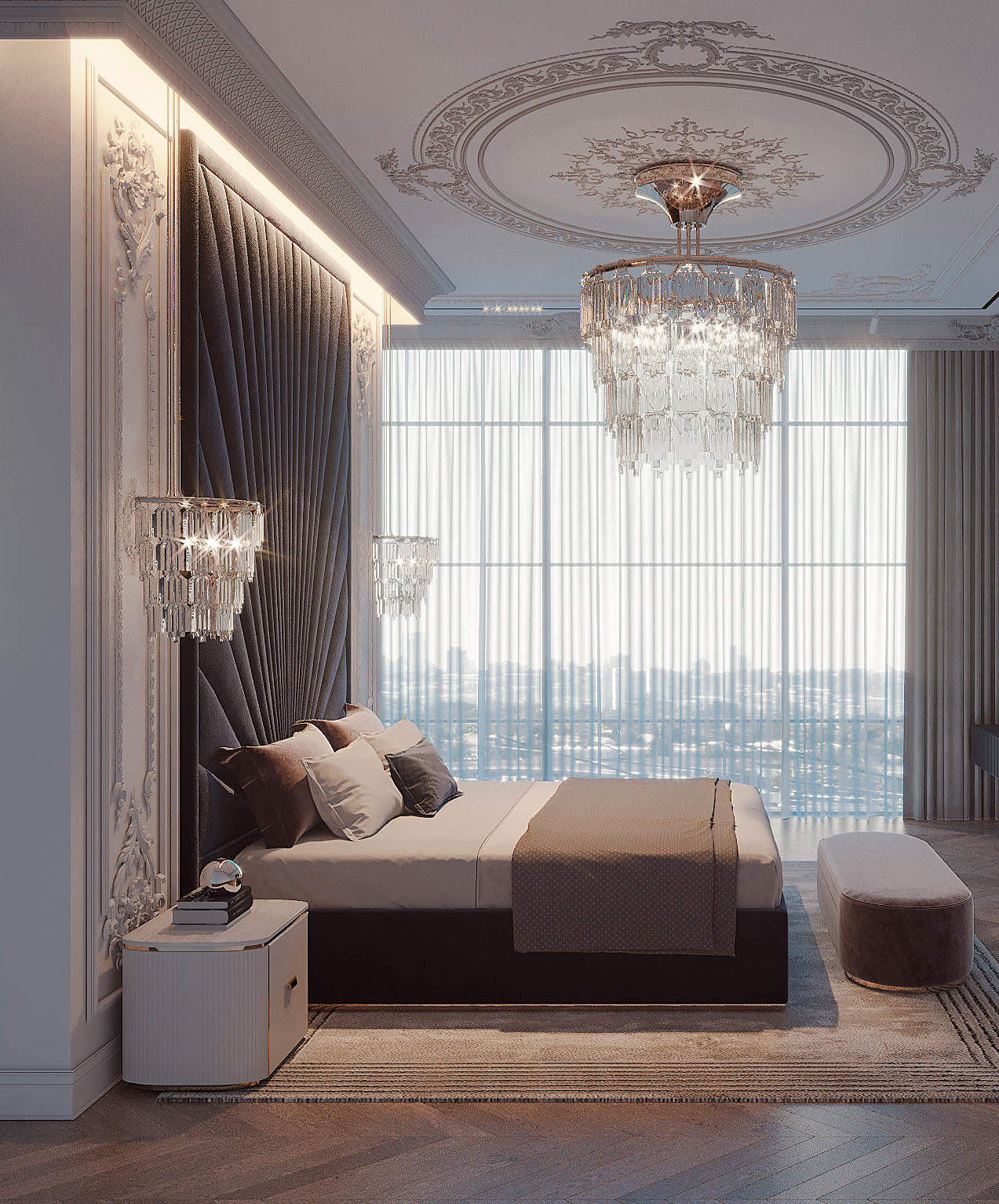 豪华卧室丨Mohammed Yossef-11