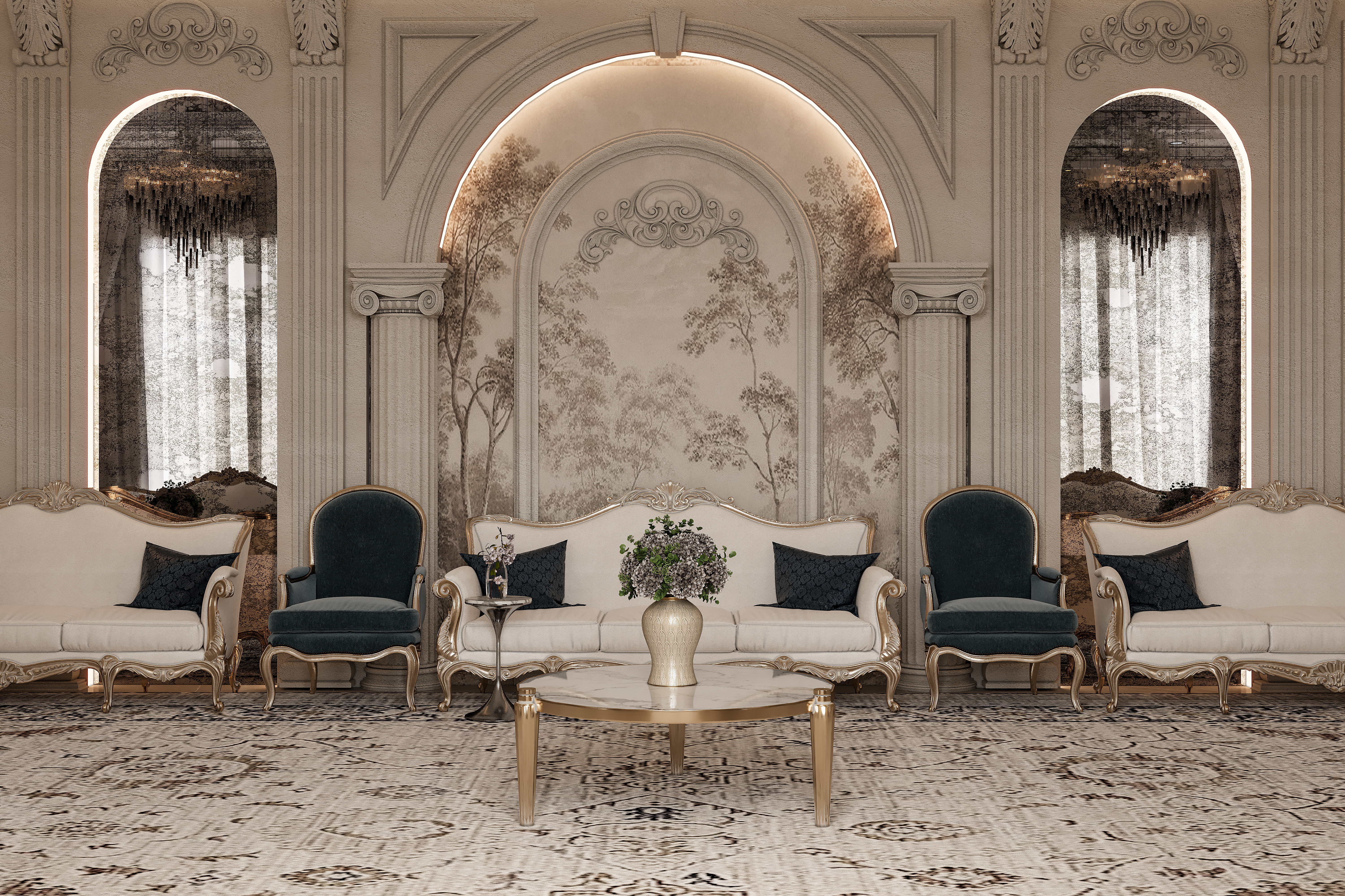 传统议会厅；传统议事厅（注：majlis常见意思为议会厅；议事厅，结合classic可这样翻译，不过在不同语境中可能有更合适的表达） 丨沙特阿拉伯-0