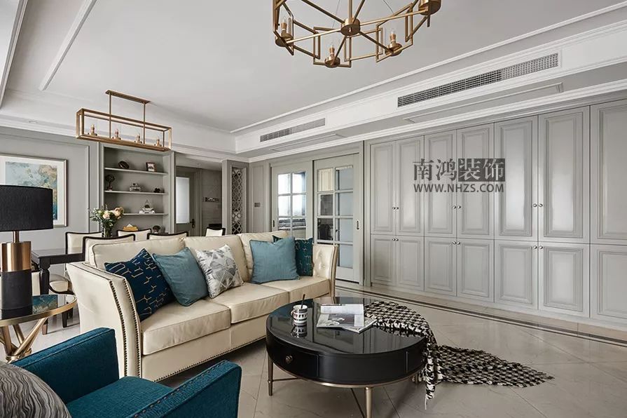 龙湖唐宁 ONE 139㎡现代美式家居设计，温馨与优雅并存-5