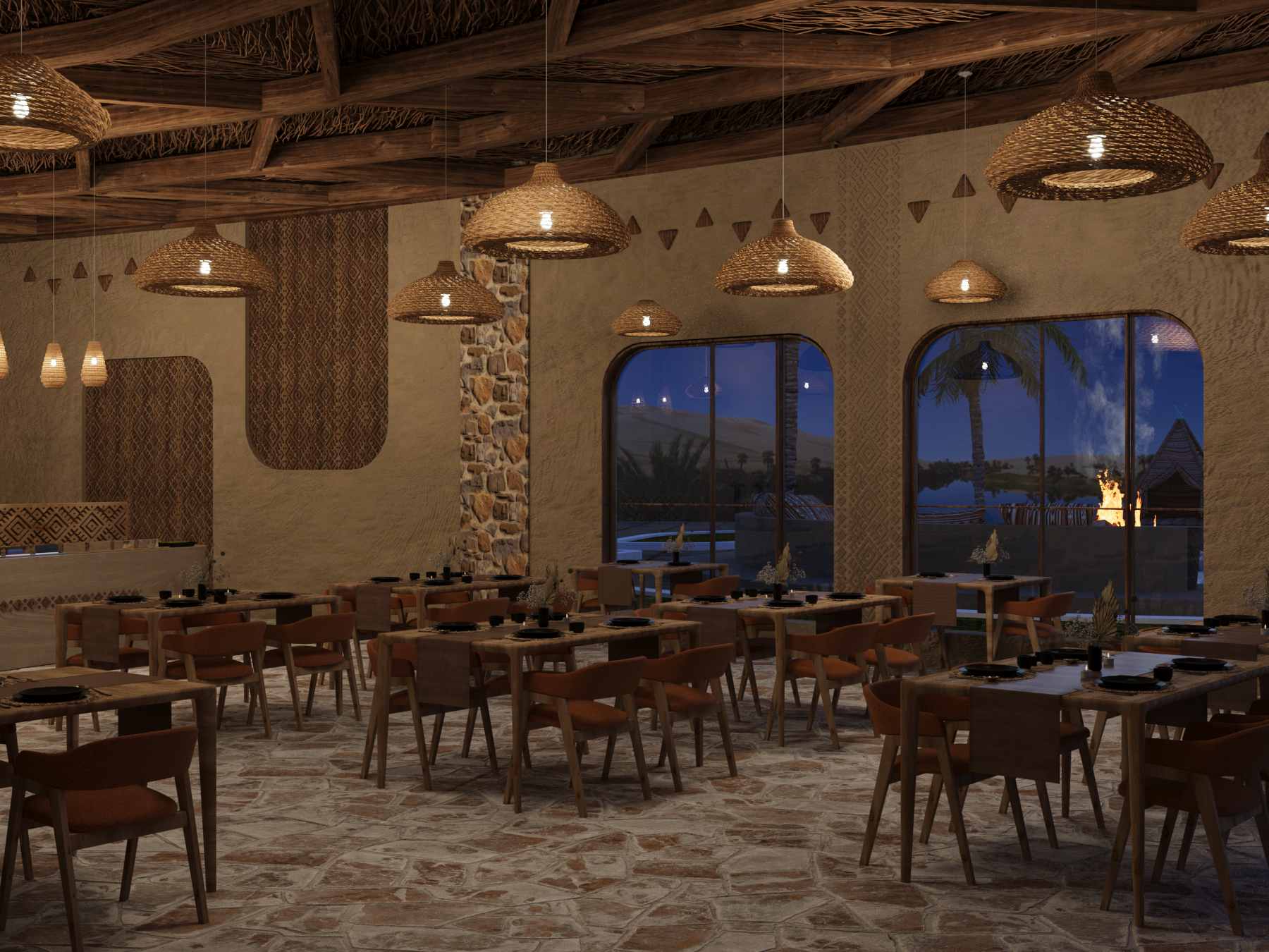 度假民宿丨埃及丨赫尔万大学美术学院-55