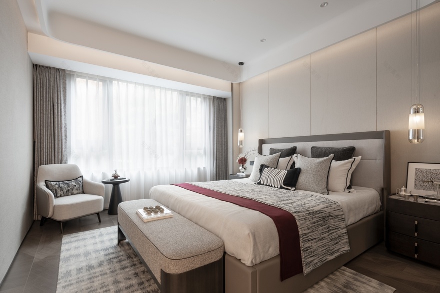 建业商丘滨河上郡样板间丨中国商丘丨河南素颜软装设计有限公司-35