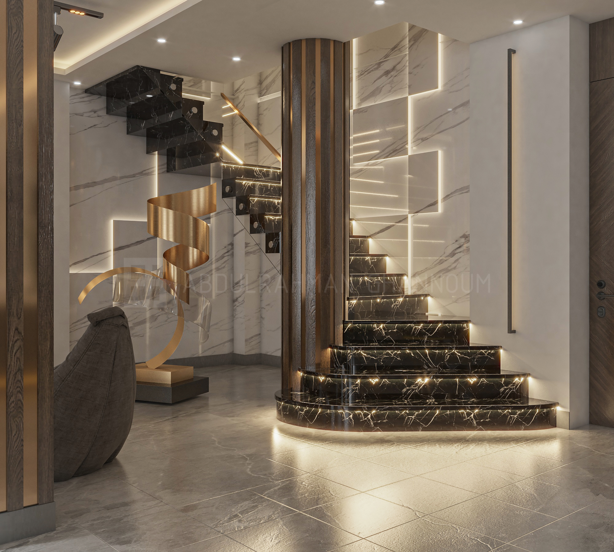 别墅楼层设计丨Eng. Abdulrahman Ghannoum-3