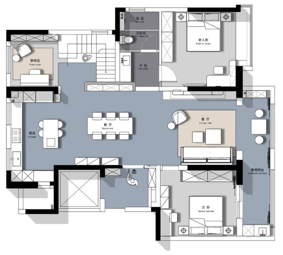 擢秀园丨麻吉空间联合设计-3