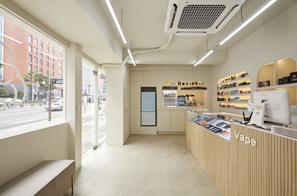 简约风格电子烟专卖店，设计亮点一目了然-8