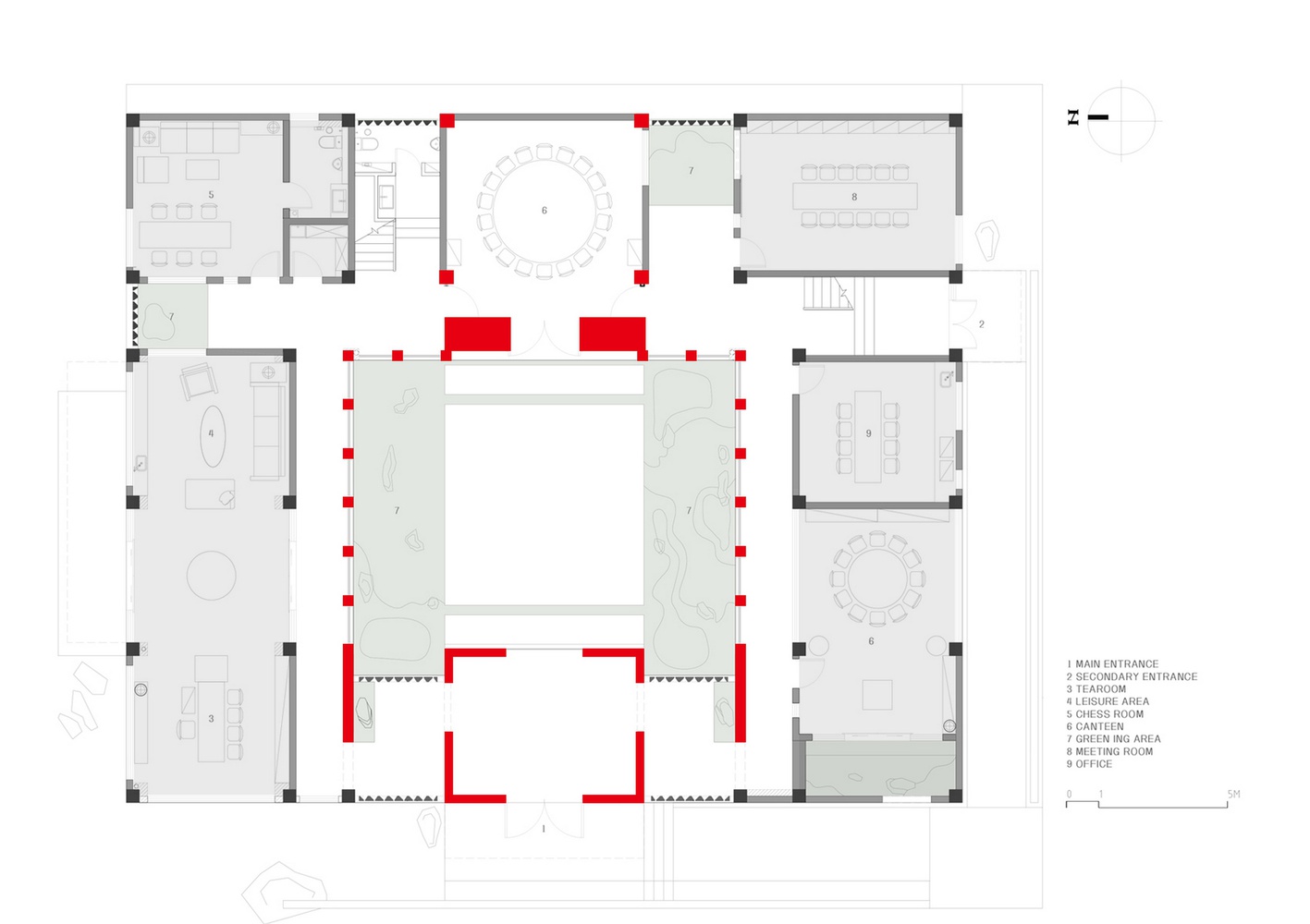 云南红河哈尼族彝族自治州弥勒市方院丨中国红河丨素造建筑-38