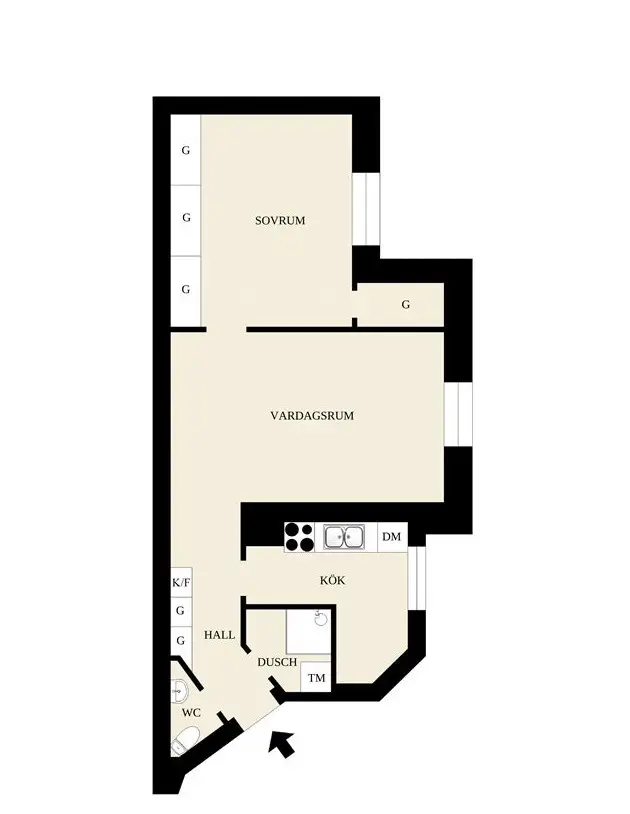 1895 年瑞典公寓的现代奢华-14