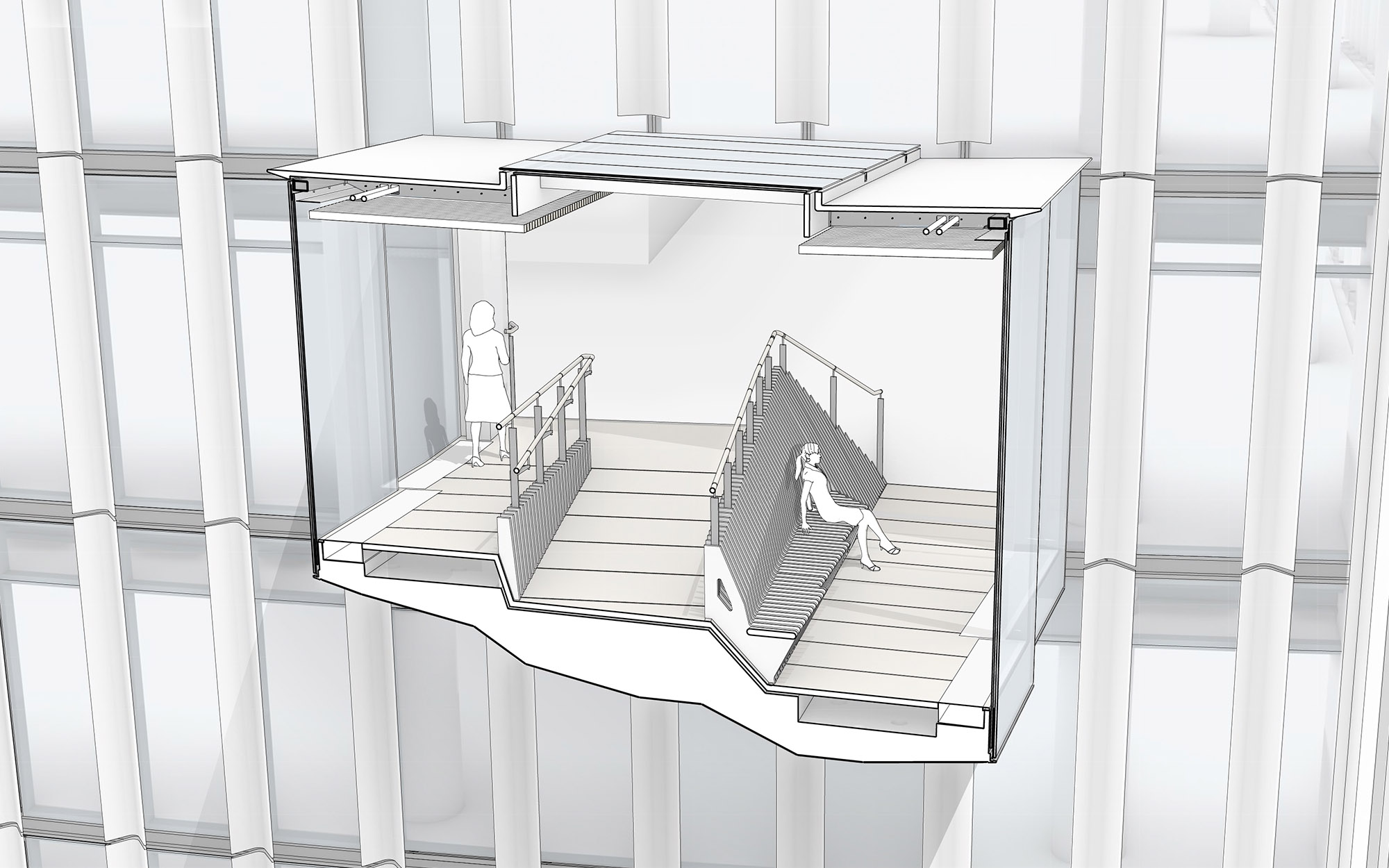 
                    New Street Square Bridges
                -8