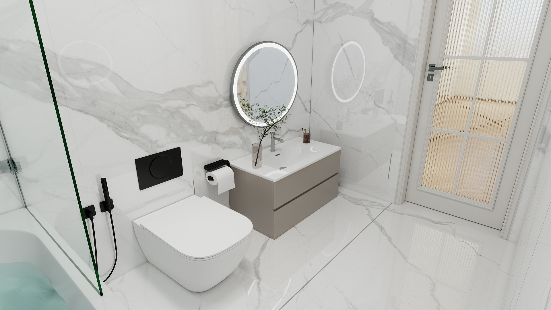 Modern 155 sqm Apartment Interior Design-3