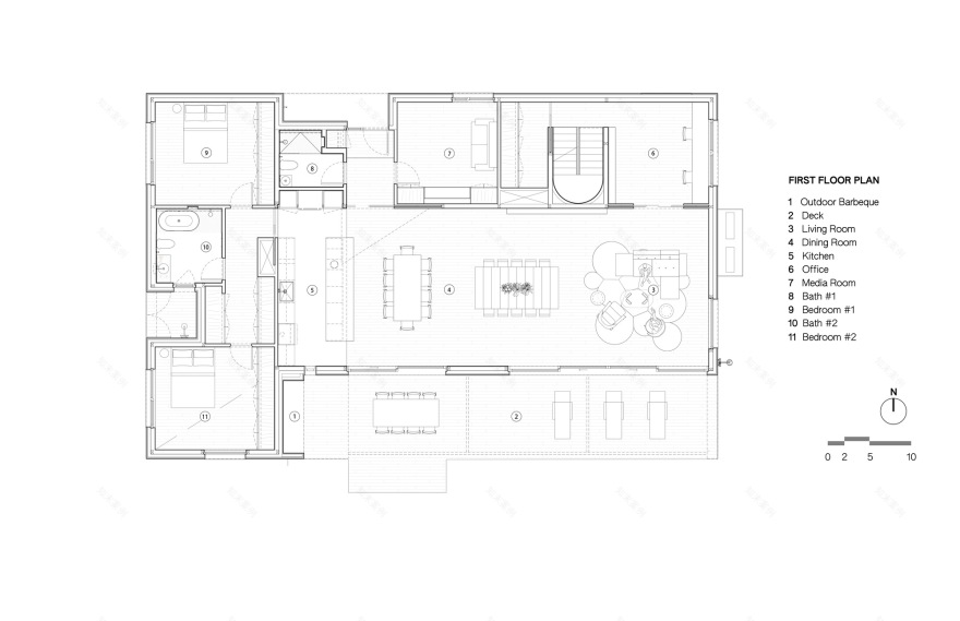 河畔住宅;河边小屋(注:这里根据常见语义给出河畔住宅或河边小屋,但严格按要求只能选一个,若从更简洁通用角度,建议河畔住宅)
最终答案:河畔住宅 丨美国罗德岛丨WORKac-24