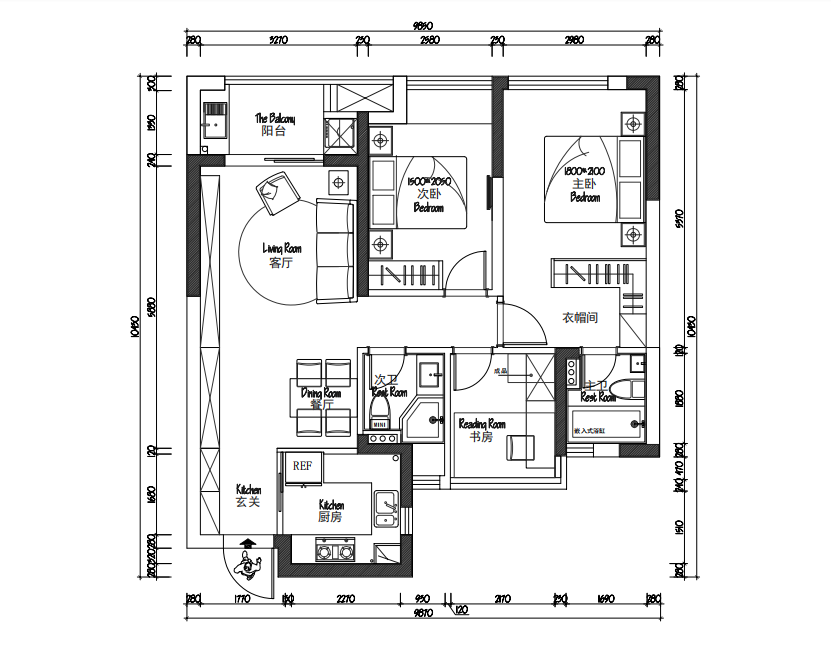 绝了！89m²堪比120m²，影音室、衣帽间、大浴缸通通都有！-15