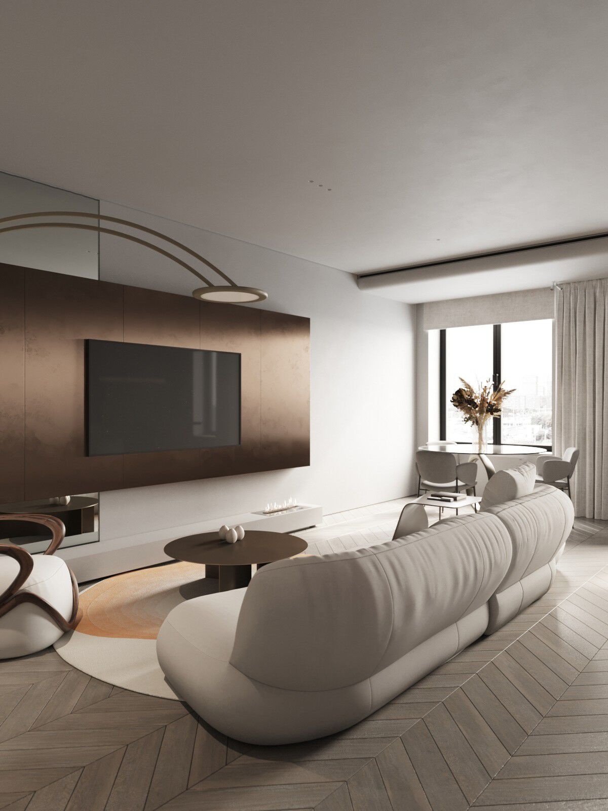 110㎡简约风住宅设计 超精致-2