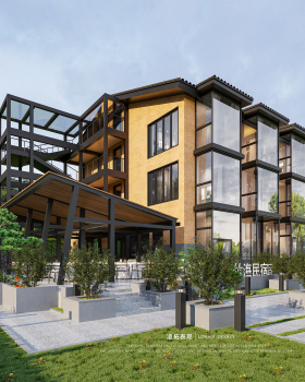 民宿外观效果图2