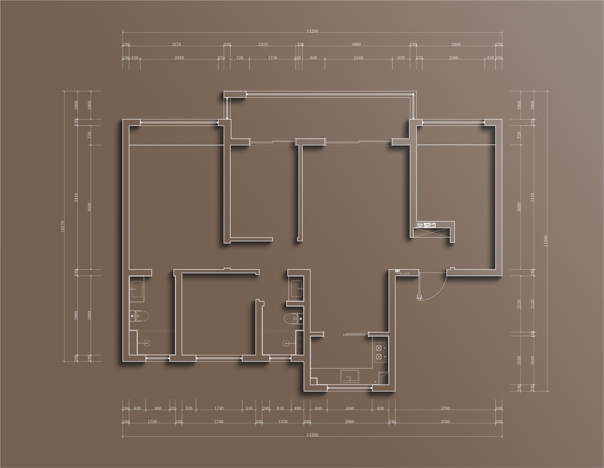 留白·私宅 ｜栀予｜丨留白屿下空间建筑-25