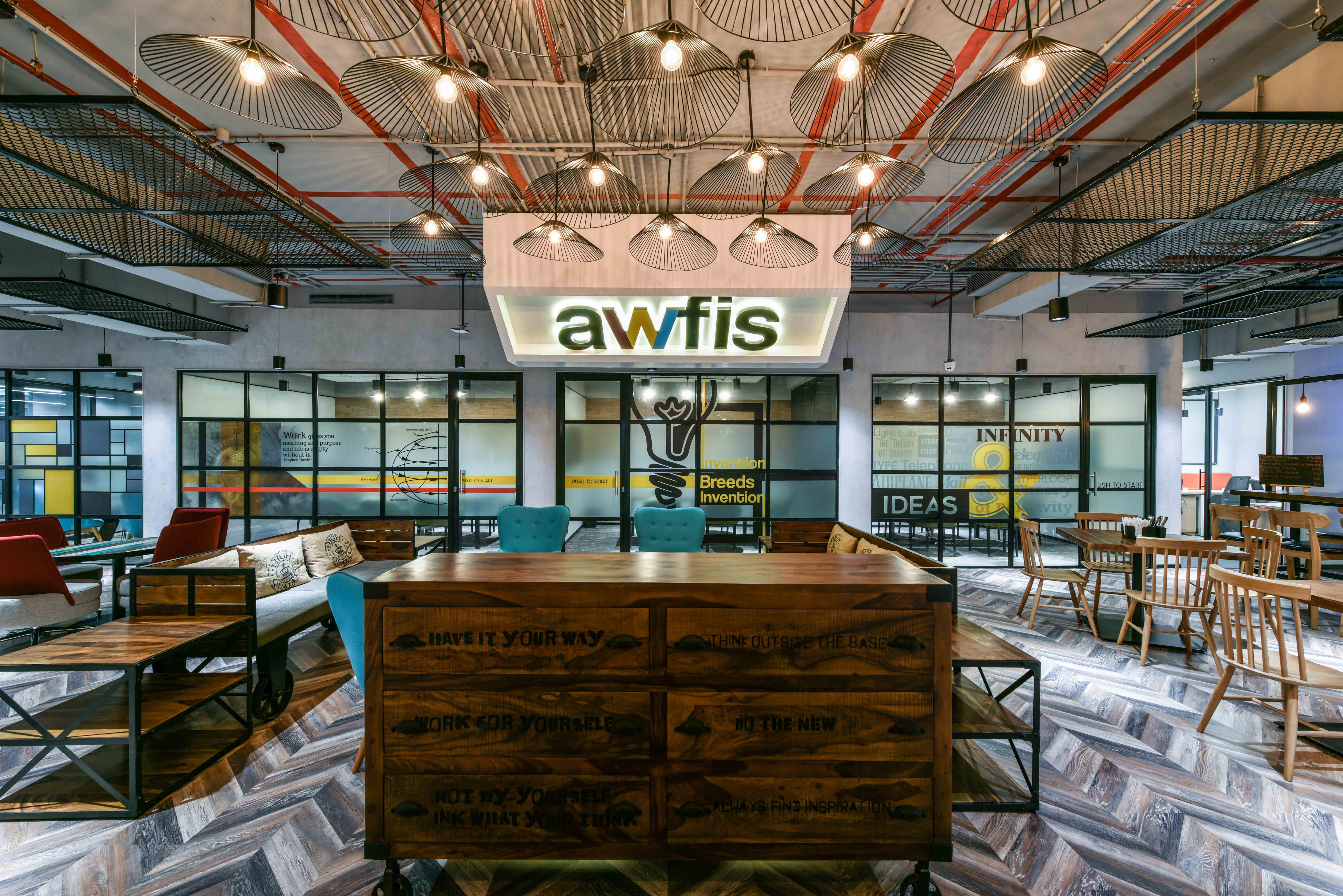 AWFIS BKC Mumbai | 工业风创意办公空间-18