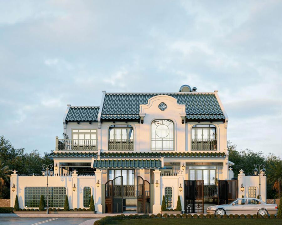 45+ 2层300㎡现代豪华别墅设计案例丨NEOHouse.vn-17