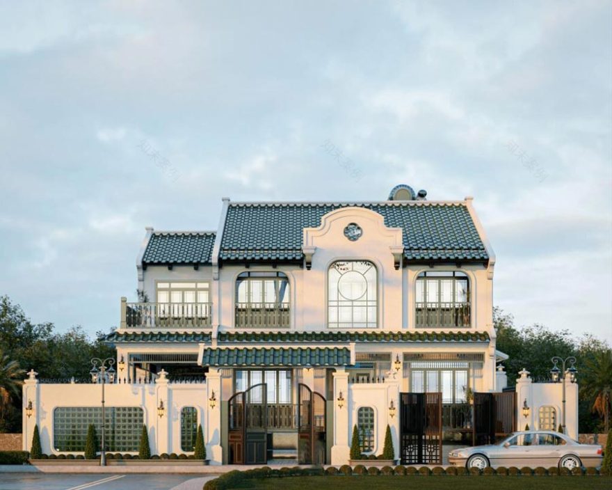 45+ 2层300㎡现代豪华别墅设计案例丨NEOHouse.vn-17