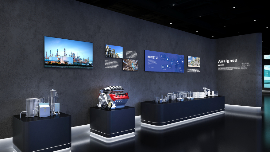 上海先锋企业展厅革命 森克思科技暗黑系展厅设计丨中国上海-45